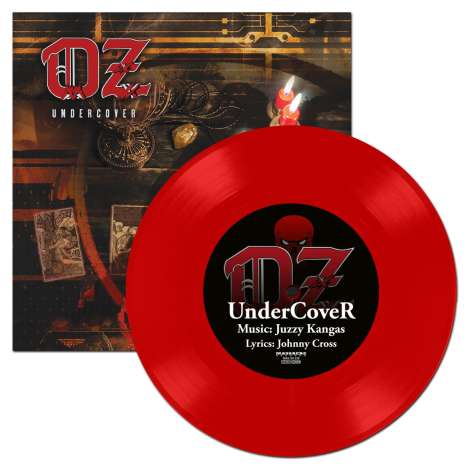 OZ (Finland): Undercover / Wicked Vices (Limited Edition) (Red Vinyl), Single 7"