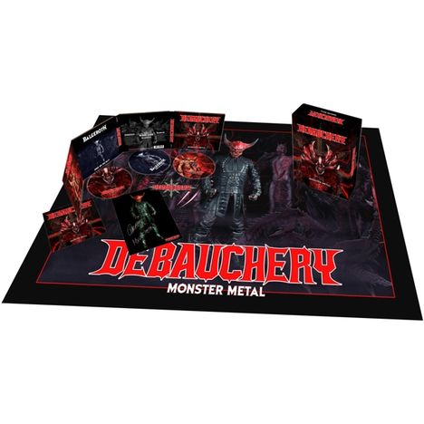 Debauchery: Monster Metal (Limited Boxset), 3 CDs und 1 Merchandise