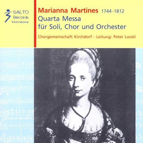Marianna Martines (1744-1812): Quarta Messa für Soli,Chor &amp; Orchester, CD