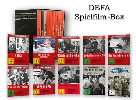 DEFA Spielfilm-Box (10 Filme im Schuber), 10 DVDs
