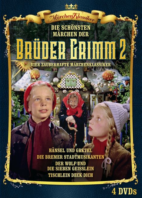 Die schönsten Märchen der Brüder Grimm Box 2, 4 DVDs