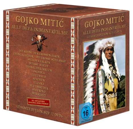 Gojko Mitic - Alle DEFA-Indianerfilme, 12 DVDs