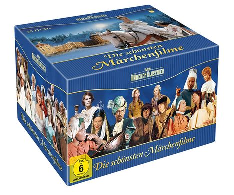 Meine schönsten Märchen (Box 2020), 15 DVDs