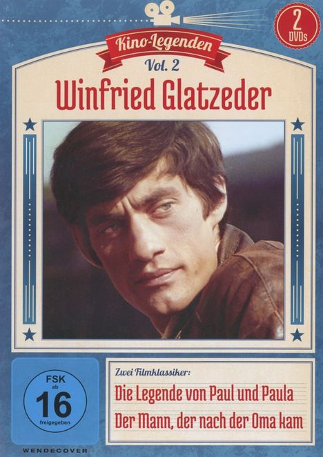 Winfried Glatzeder: Die Legende von Paul und Paula / Der Mann, der nach der Oma kam, 2 DVDs