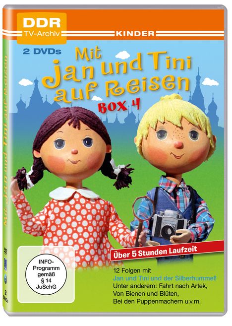 Mit Jan und Tini auf Reisen Box 4, 2 DVDs