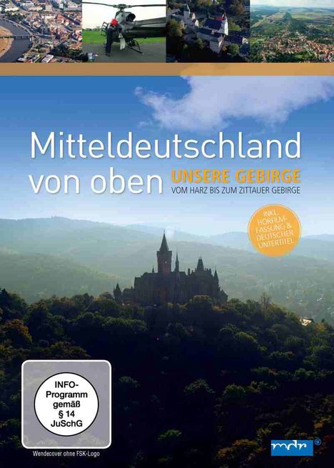 Mitteldeutschland von oben: Unsere Gebirge - Vom Harz bis zum Zittauer Gebirge, DVD