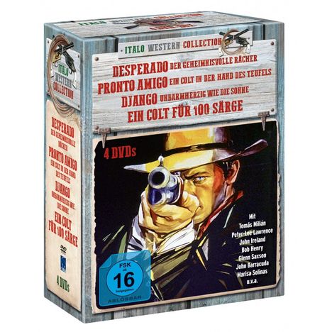 Italo Western Collection, 4 DVDs