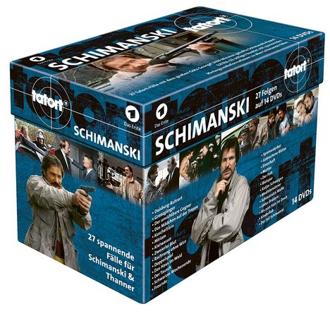 Tatort: Ermittlerbox-Schimanski (Sonderedition), 14 DVDs