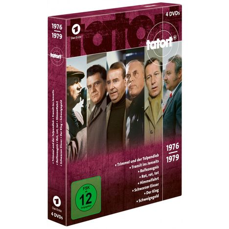 Tatort - 70er Box 3 (1976-1979), 4 DVDs
