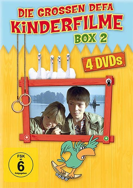 Die grossen DEFA Kinderfilme Box 2, 4 DVDs
