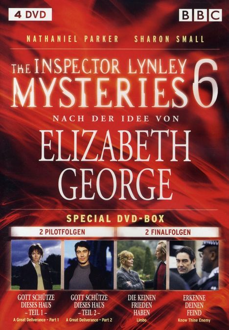 Inspector Lynley Mysteries 6, 4 DVDs