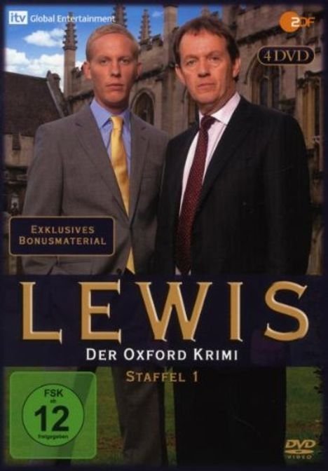 Lewis: Der Oxford Krimi Staffel 1, 4 DVDs