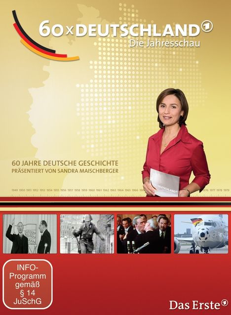 60 x Deutschland - Die Jahresschau mit Sandra Maischberger, 6 DVDs