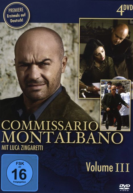 Commissario Montalbano Vol. 3, 4 DVDs