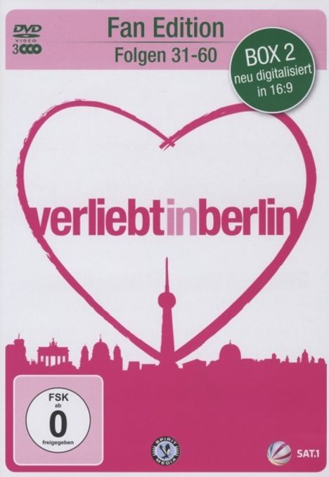 Verliebt in Berlin - Fan-Edition Box 2 Folge 31-60, 3 DVDs