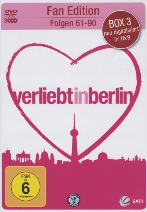 Verliebt in Berlin - Fan-Edition Box 3 Folge 61-90, 3 DVDs