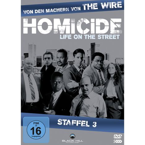 Homicide Staffel 3, 3 DVDs