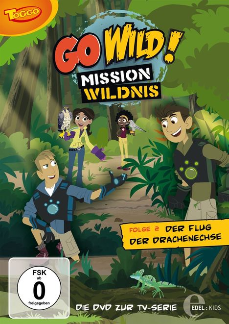 Go Wild! - Mission Wildnis Folge 2: Der Flug der Drachenechse, DVD
