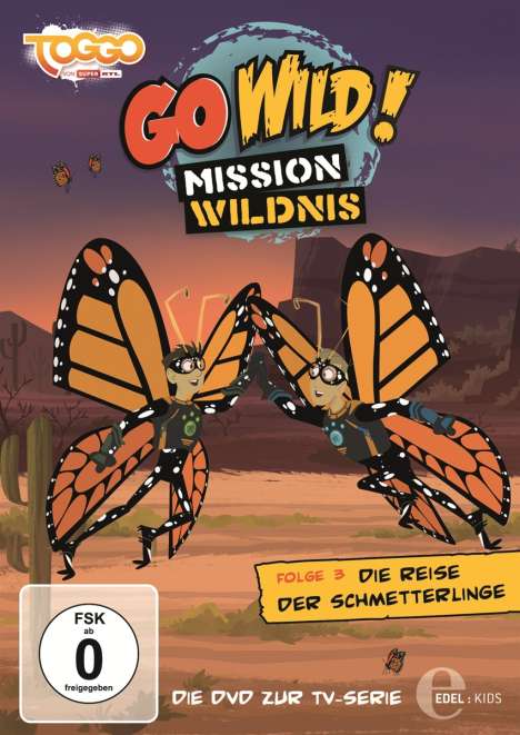 Go Wild! - Mission Wildnis Folge 3: Die Reise der Schmetterlinge, DVD
