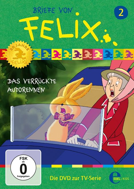 Briefe von Felix - Ein Hase auf Weltreise Vol. 2: Das verrückte Autorennen, DVD
