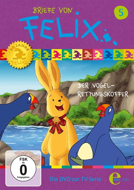 Briefe von Felix - Ein Hase auf Weltreise Vol. 5: Der Vogel-Rettungs-Koffer, DVD