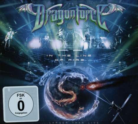 DragonForce: In The Line Of Fire...Larger Than Live 2014 (CD + DVD), 1 CD und 1 DVD