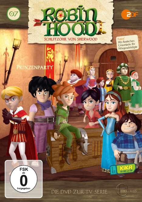 Robin Hood - Schlitzohr von Sherwood Folge 7: Prinzenparty, DVD
