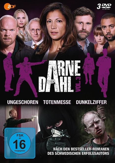 Arne Dahl Vol. 3, 3 DVDs