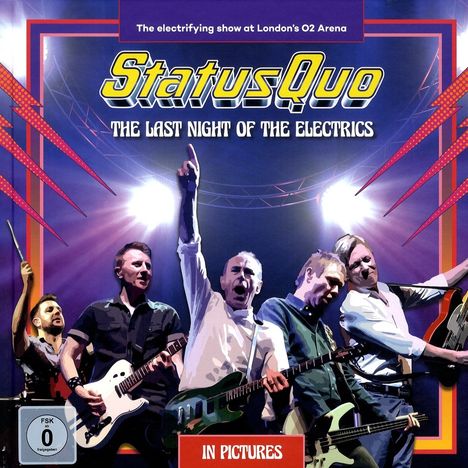 Status Quo: The Last Night Of The Electrics (earBook) (Limited Edition), 2 CDs, 1 DVD und 1 Blu-ray Disc