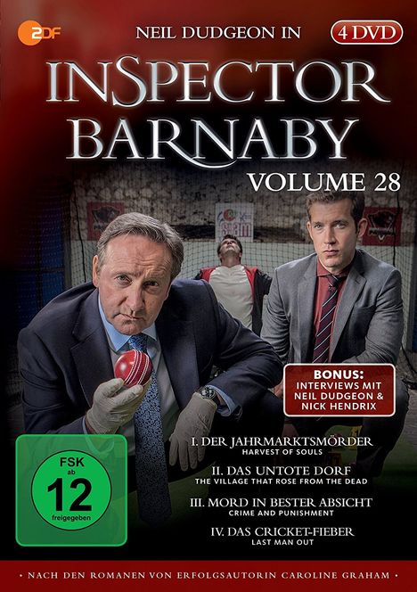 Inspector Barnaby Vol. 28, 4 DVDs