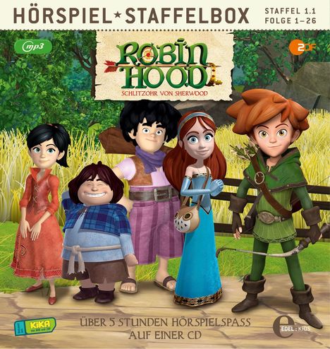 Staffelbox (Staffel 1.1, Folge 1-26), MP3-CD