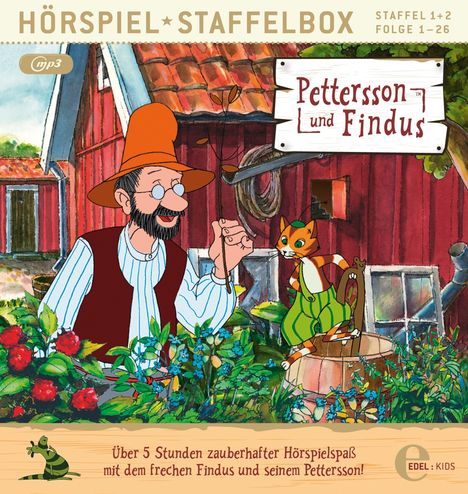 Pettersson und Findus - Staffelbox 1 + 2 , Folge 1-26, MP3-CD