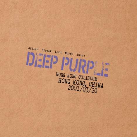 Deep Purple: Live In Hong Kong 2001 (Limited Numbered Edition), 2 CDs