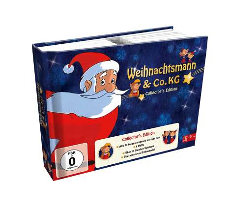Weihnachtsmann &amp; Co. KG TV-Serie (Collector's Edition im Hardcoverbuch), 8 DVDs