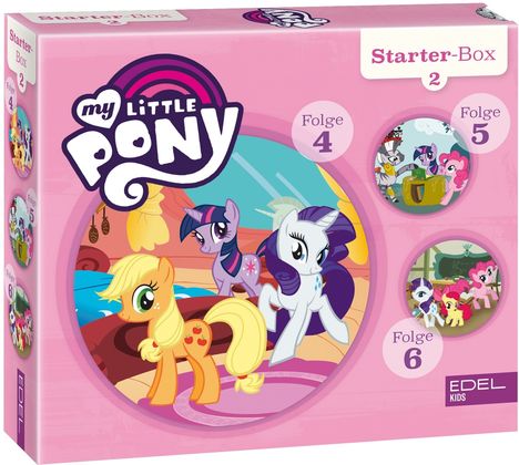 My Little Pony - Starter-Box 2 (Folge 4-6), 3 CDs