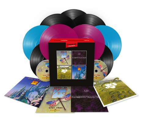 Yes: Treasures - A Vinyl Collection (180g) (Limited Numbered Boxset Edition), 9 LPs und 2 CDs
