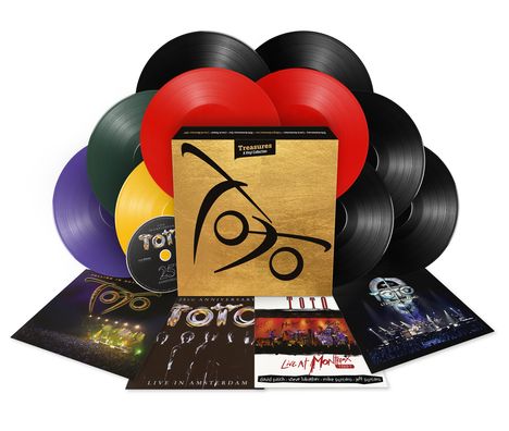 Toto: Treasures - A Vinyl Collection (180g) (Limited Numbered Boxset Edition), 10 LPs und 1 CD