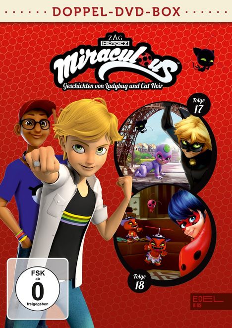 Miraculous Vol. 17 &amp; 18, 2 DVDs