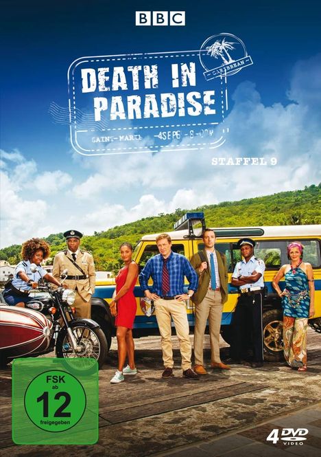 Death in Paradise Staffel 9, 4 DVDs