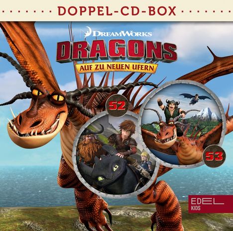 Dragons - Auf zu neuen Ufern (Doppel-Box) Folge 52 + 53, 2 CDs