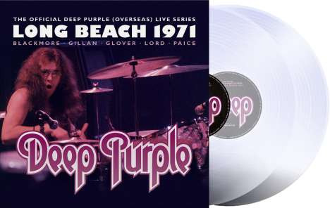 Deep Purple: Long Beach 1971 (remastered) (180g) (Limited Numbered Edition) (Crystal Clear Vinyl), 2 LPs