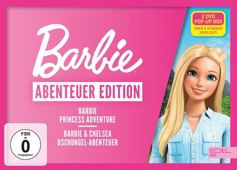 Barbie Abenteuer Edition (Pop Up Box), 2 DVDs