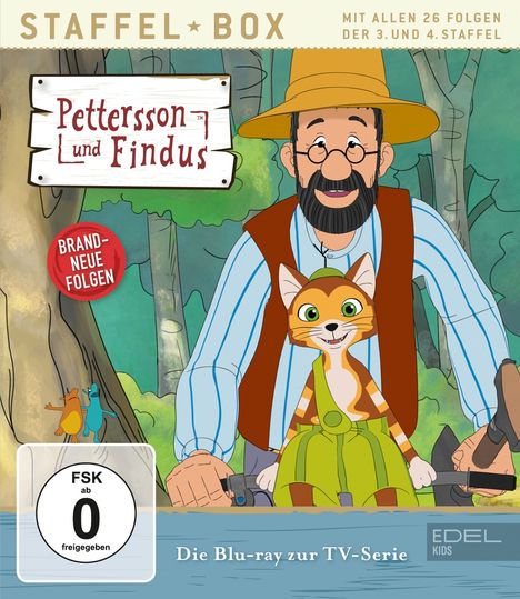 Pettersson und Findus Staffel 3 &amp; 4 (Blu-ray), 2 Blu-ray Discs