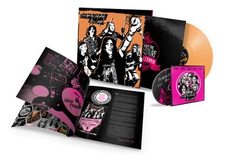 Alice Cooper: Live From The Astroturf (180g) (Limited Numbered Edition) (Apricot Vinyl), 1 LP und 1 DVD