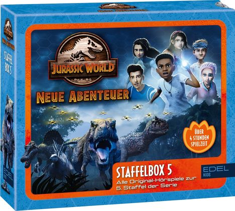 Jurassic World - Neue Abenteuer: Staffelbox 5, 3 CDs