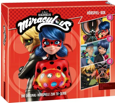 Miraculous Hörspiel-Box (Folge 38-40), 3 CDs