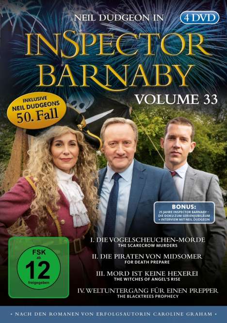 Inspector Barnaby Vol. 33, 4 DVDs