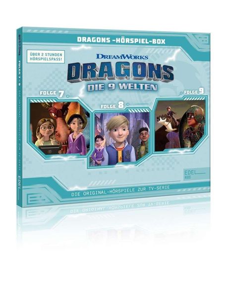 Dragons - Die 9 Welten Hörspiel-Box (Folge 07-09), 3 CDs