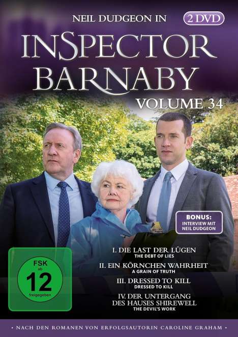Inspector Barnaby Vol. 34, 4 DVDs