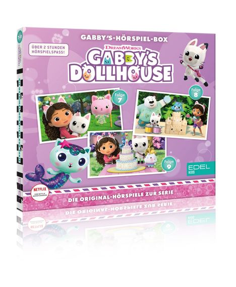 Gabby's Dollhouse Hörspiel-Box (Folge 07-09), 3 CDs